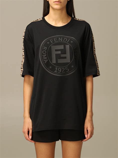 fendi logo t shirt women& 39|Fendi graphic tees.